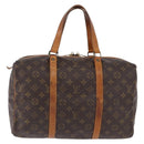LOUIS VUITTON Monogram Sac Souple 35 Boston Bag M41626 LV Auth BA14674-2