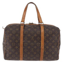 LOUIS VUITTON Monogram Sac Souple 35 Boston Bag M41626 LV Auth BA14674-3