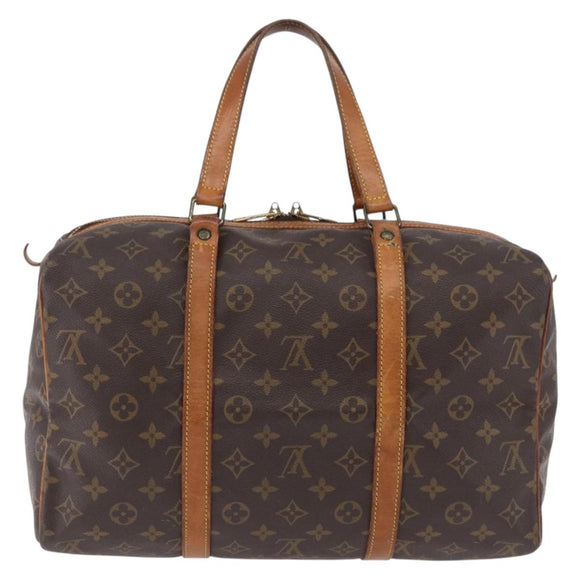 LOUIS VUITTON Monogram Sac Souple 35 Boston Bag M41626 LV Auth BA14674