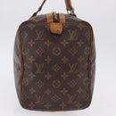 LOUIS VUITTON Monogram Sac Souple 35 Boston Bag M41626 LV Auth BA14674-5