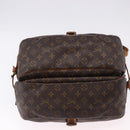 LOUIS VUITTON Monogram Saumur 35 Shoulder Bag M42254 LV Auth BA14675-5