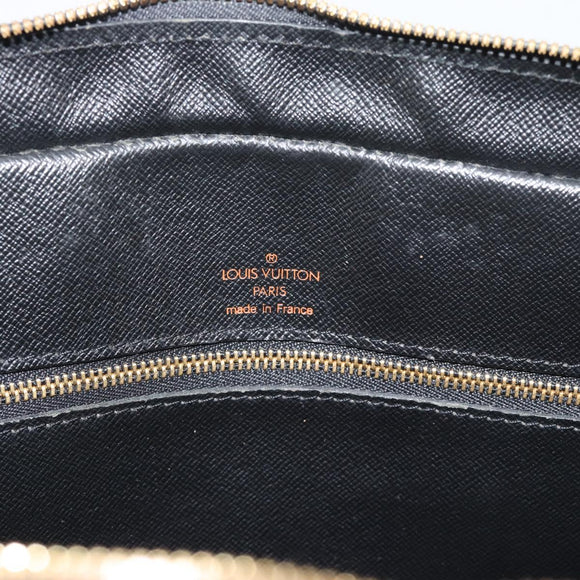 LOUIS VUITTON Epi Porte Documents Voyage Business Bag Black M54472 Auth BA14676