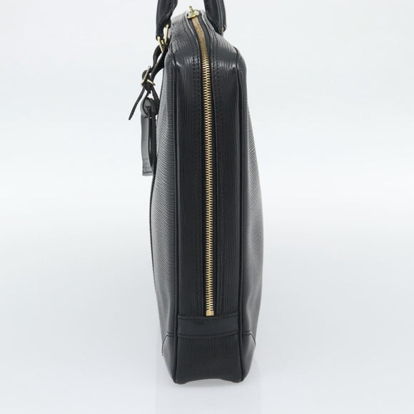 LOUIS VUITTON Epi Porte Documents Voyage Business Bag Black M54472 Auth BA14676