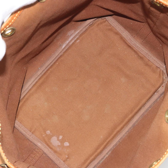 LOUIS VUITTON Monogram Petit Noe Shoulder Bag M42226 LV Auth BA14677