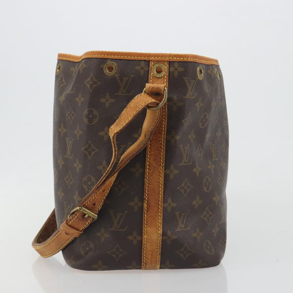 LOUIS VUITTON Monogram Petit Noe Shoulder Bag M42226 LV Auth BA14677