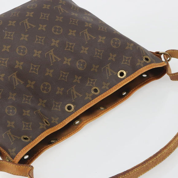 LOUIS VUITTON Monogram Petit Noe Shoulder Bag M42226 LV Auth BA14677