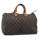 LOUIS VUITTON Monogram Speedy 35 Hand Bag M41524 LV Auth BA14678-1