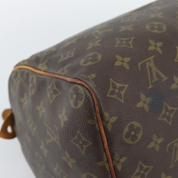LOUIS VUITTON Monogram Speedy 35 Hand Bag M41524 LV Auth BA14678