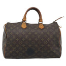 LOUIS VUITTON Monogram Speedy 35 Hand Bag M41524 LV Auth BA14678-2