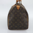 LOUIS VUITTON Monogram Speedy 35 Hand Bag M41524 LV Auth BA14678-4