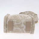 VERSACE Barocco Thena Mini Tote Bag Canvas 2way Beige Gold Tone Auth BA14680V-11