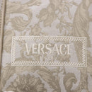 VERSACE Barocco Thena Mini Tote Bag Canvas 2way Beige Gold Tone Auth BA14680V-16