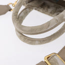VERSACE Barocco Thena Mini Tote Bag Canvas 2way Beige Gold Tone Auth BA14680V-7