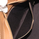 CELINE Hand Bag Leather Brown Gold Tone Auth BA14681V-24