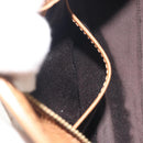 CELINE Hand Bag Leather Brown Gold Tone Auth BA14681V-25