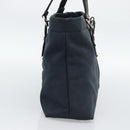 SAINT LAURENT Kahala Tote Bag Canvas Black Silver 135485 Auth BA14685A-4