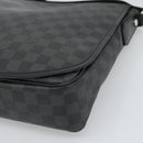 LOUIS VUITTON Damier Grafitte Daniel MM Shoulder Bag N58029 LV Auth BA14689-9