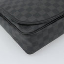 LOUIS VUITTON Damier Grafitte Daniel MM Shoulder Bag N58029 LV Auth BA14689-14