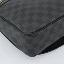 LOUIS VUITTON Damier Grafitte Daniel MM Shoulder Bag N58029 LV Auth BA14689-16