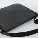 LOUIS VUITTON Damier Grafitte Daniel MM Shoulder Bag N58029 LV Auth BA14689-6