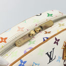 LOUIS VUITTON Monogram Multicolor Trouville Hand Bag White M92663 Auth BA14691A-10