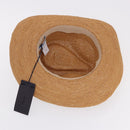 PRADA Hat Straw Brown Auth BA14694M-10