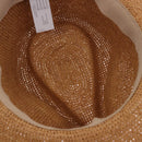 PRADA Hat Straw Brown Auth BA14694M-15