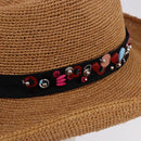 PRADA Hat Straw Brown Auth BA14694M-6