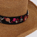 PRADA Hat Straw Brown Auth BA14694M-7