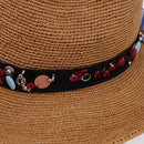 PRADA Hat Straw Brown Auth BA14694M-8