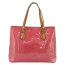 LOUIS VUITTON Monogram Vernis Brentwood Tote Bag Fran Boise M9151F Auth BA14695-2