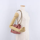 Chloe Elsie Chain Shoulder Bag Leather Pink Gold Tone Auth BA14696A-22