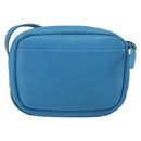 BALENCIAGA Every Day Shoulder Bag Leather Light Blue Silver 489809 Auth BA14697A-3