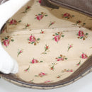 GUCCI GG Supreme Web Sherry Line Neo Vintage PVC Beige Gold 476466 Auth BA14698-16