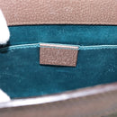 GUCCI GG Supreme Web Sherry Ophidia Chain Shoulder Bag PVC 503877 Auth BA14699-14