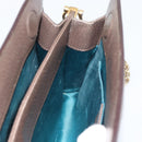GUCCI GG Supreme Web Sherry Ophidia Chain Shoulder Bag PVC 503877 Auth BA14699-17
