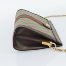 GUCCI GG Supreme Web Sherry Ophidia Chain Shoulder Bag PVC 503877 Auth BA14699-5