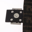 FENDI Zucca Mamma Baguette Shoulder Bag Wool Brown Silver Auth BA14700SAV-9