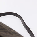 FENDI Zucca Mamma Baguette Shoulder Bag Wool Brown Silver Auth BA14700SAV-14