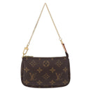 LOUIS VUITTON Monogram Mini Pochette Accessoires Pouch M58009 LV Auth BA14705V-13