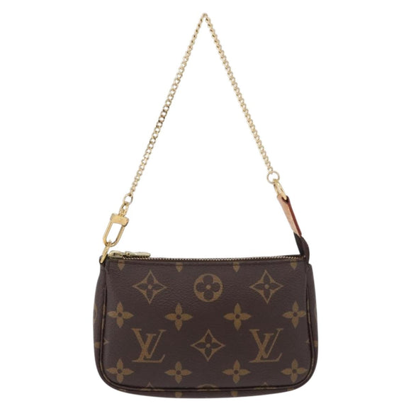 LOUIS VUITTON Monogram Mini Pochette Accessoires Pouch M58009 LV Auth BA14705V