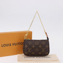 LOUIS VUITTON Monogram Mini Pochette Accessoires Pouch M58009 LV Auth BA14705V-12