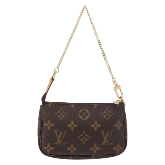 LOUIS VUITTON Monogram Mini Pochette Accessoires Pouch M58009 LV Auth BA14705V