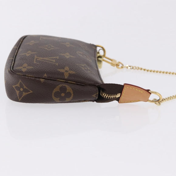 LOUIS VUITTON Monogram Mini Pochette Accessoires Pouch M58009 LV Auth BA14705V