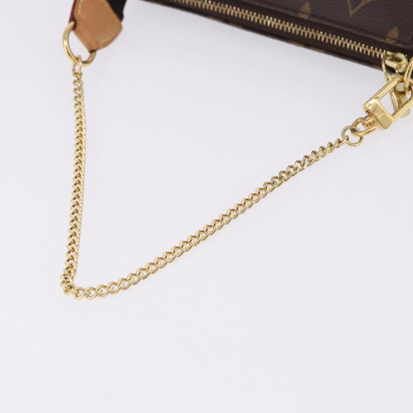 LOUIS VUITTON Monogram Mini Pochette Accessoires Pouch M58009 LV Auth BA14705V