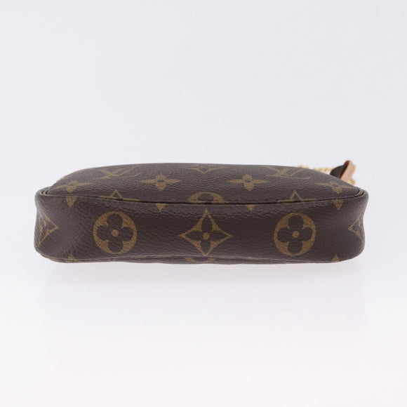 LOUIS VUITTON Monogram Mini Pochette Accessoires Pouch M58009 LV Auth BA14705V