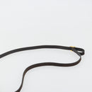 Salvatore Ferragamo Vala Shoulder Bag Suede 2way Brown Gold Tone Auth BA14706A-10