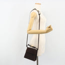 Salvatore Ferragamo Vala Shoulder Bag Suede 2way Brown Gold Tone Auth BA14706A-25