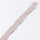 Salvatore Ferragamo Gancini Belt Leather Black Gold Tone Auth BA14708A-8