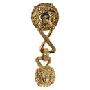 Gianni Versace Medusa Earring Metal Gold Tone Auth BA14710V-10